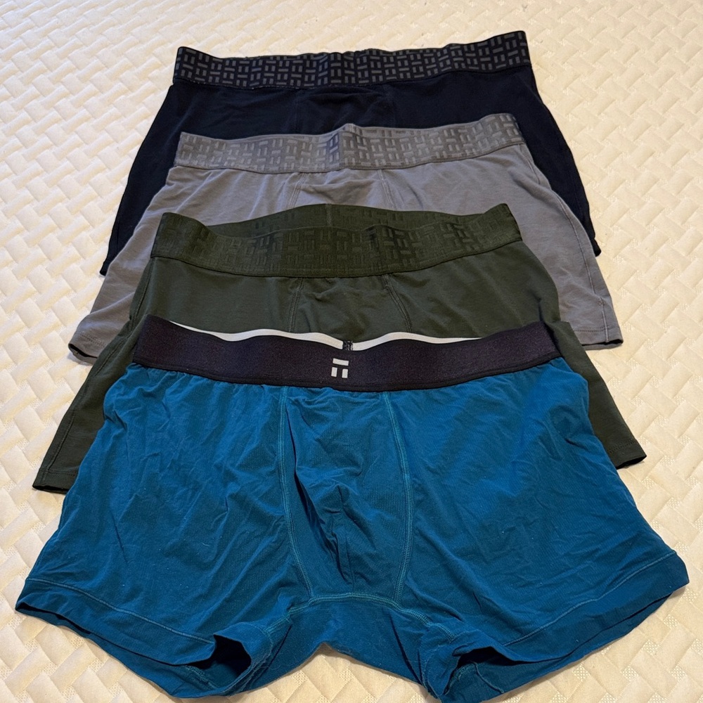 Tommy John Men's Boxer Briefs - Blue, Green, Gray, Black